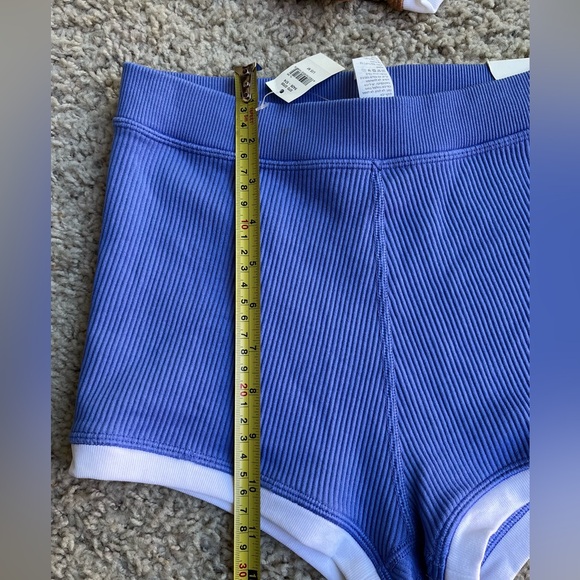 Brand New NWT Offline by Aerie Lot 3 Super Shortie Shorts Medium Purple Green - Picture 3 of 9